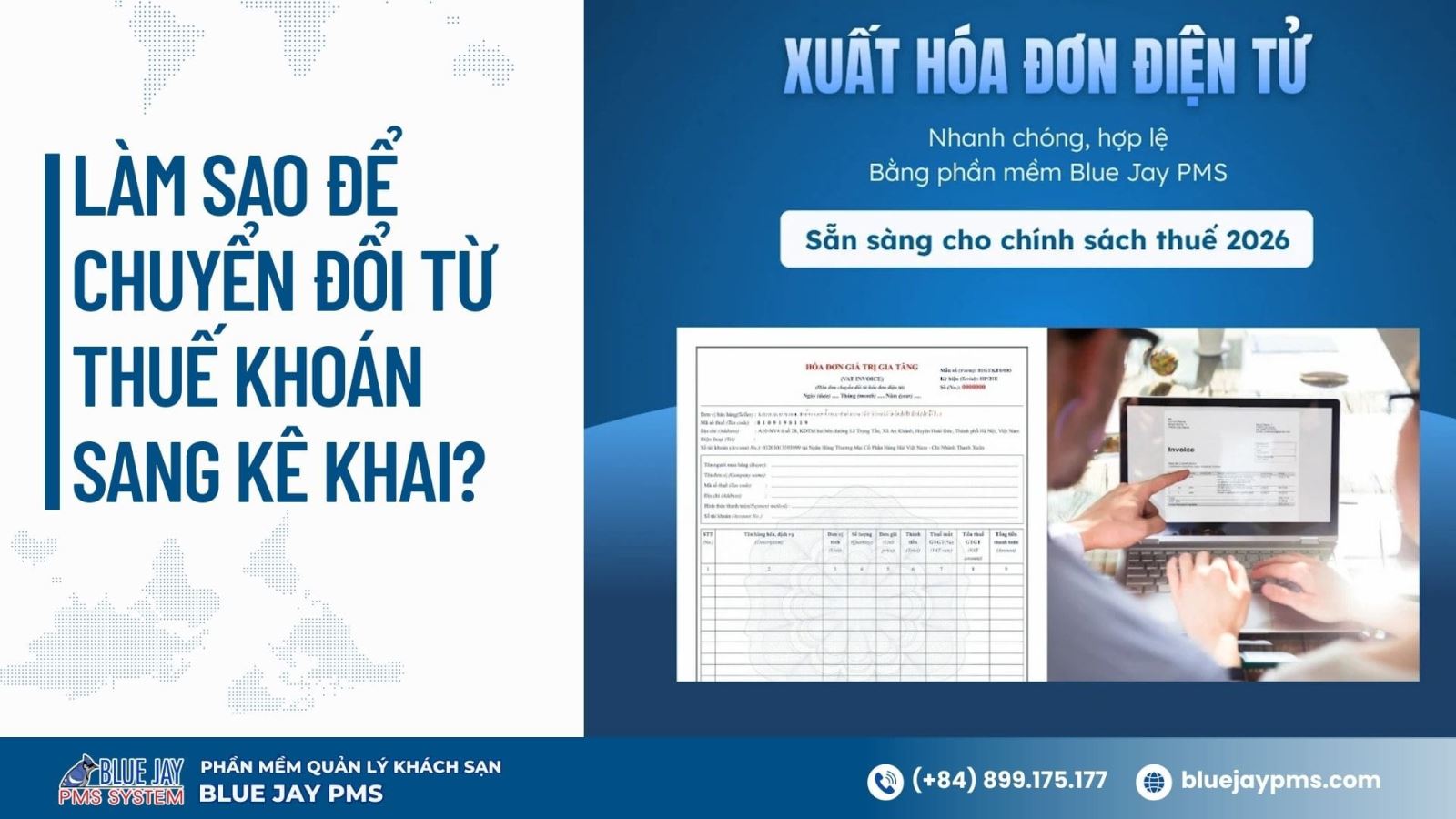 Làm sao để chuyển đổi từ thuế khoán sang kê khai